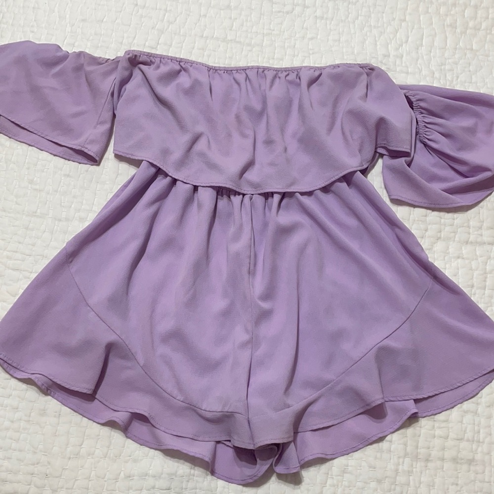 Purple romper women’s size XL